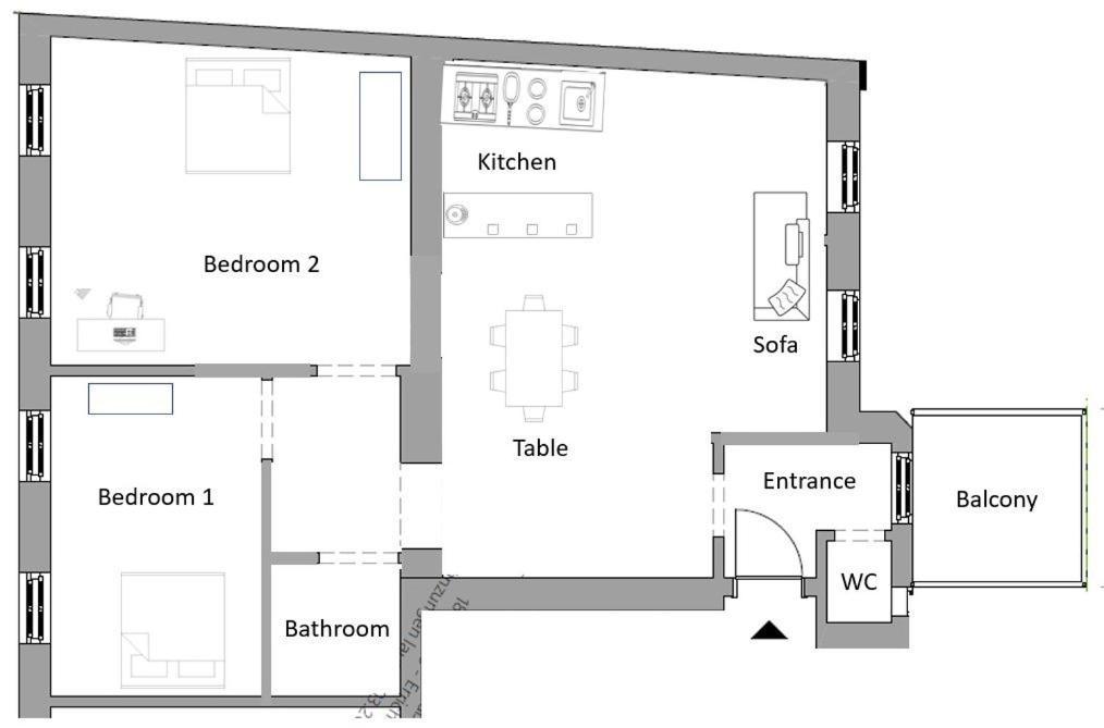 Helle 4 Zimmer Familien-Wohnung Mit Balkon! Schloss Schonbrunn In Gehdistanz 维也纳 外观 照片